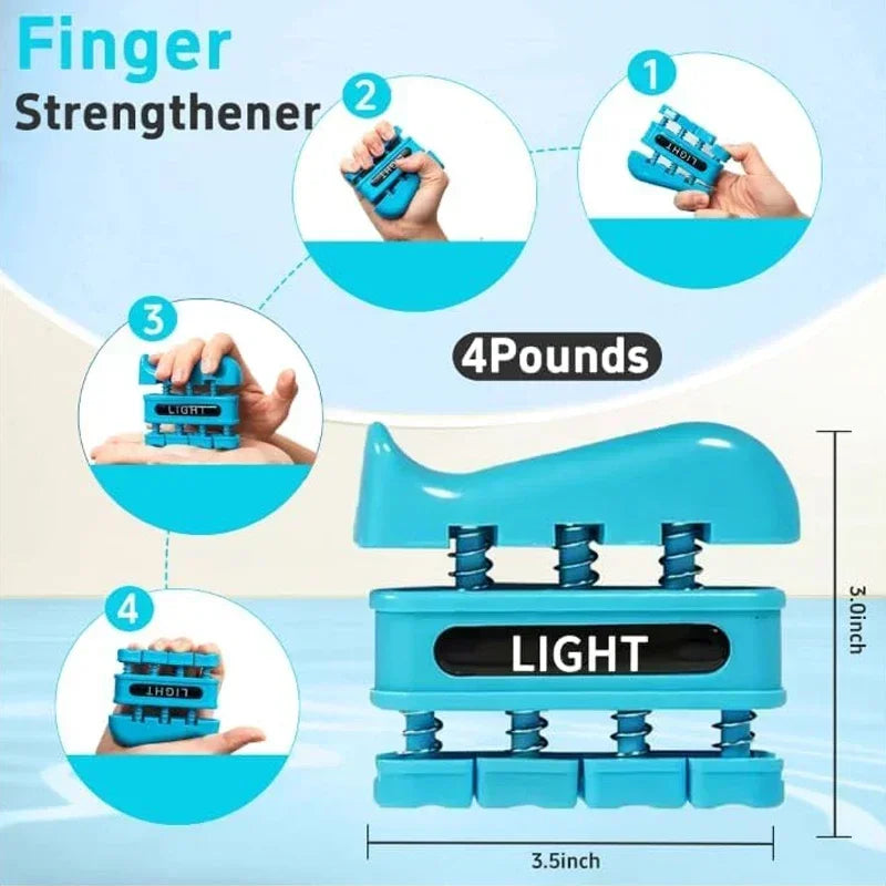 3LB/7LB/11LB Finger Trainer Bidirectional Finger Strengthener Finger Rehabilitation Exercise Section Practice Grip Strengthener