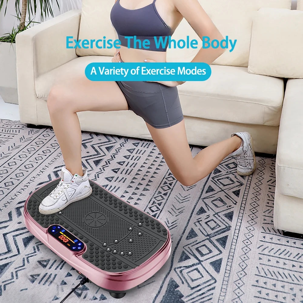 Vibration Plate Fitness Platform Exercise Machine -Full Body Vibrating Shaking Workout Fitness Platform Vibration Plate for Home Gym 200W