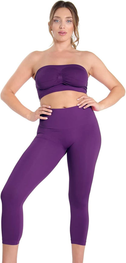 High Waisted Shapewear Leggings, Tummy Control Compression