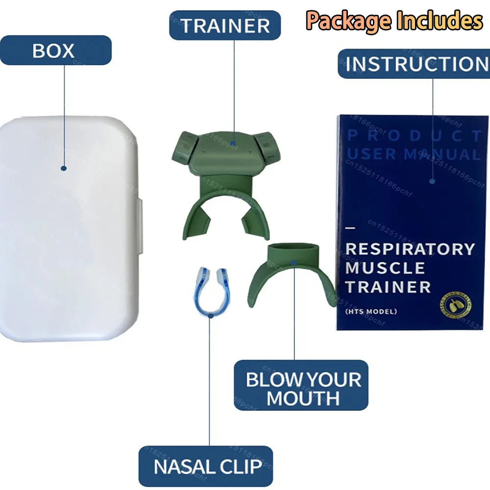 Connectable App Training Companion Strengthen Breathing Exerciser Lung Trainer Lightweight Professional Easy Clean Portable