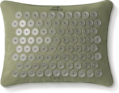 Acupressure Pillow, Neck & Shoulder Relief, Premium Level 1 Tulsi | Relaxation, Massage Muscles, Aid Sleep, Unlock Inner Tension, Similar to Acupuncture, Made with Organic Cotton & ABS Spikes