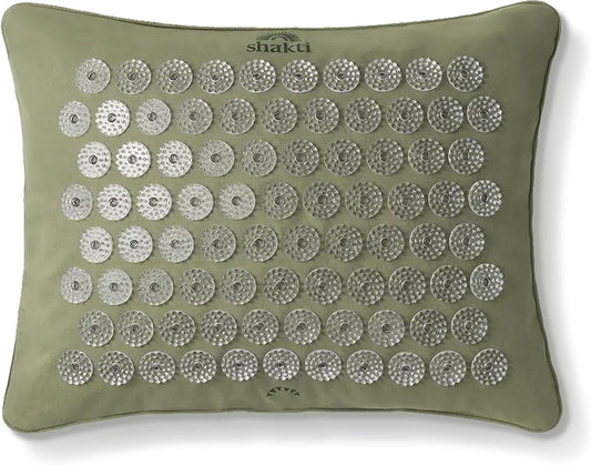 Acupressure Pillow, Neck & Shoulder Relief, Premium Level 1 Tulsi | Relaxation, Massage Muscles, Aid Sleep, Unlock Inner Tension, Similar to Acupuncture, Made with Organic Cotton & ABS Spikes