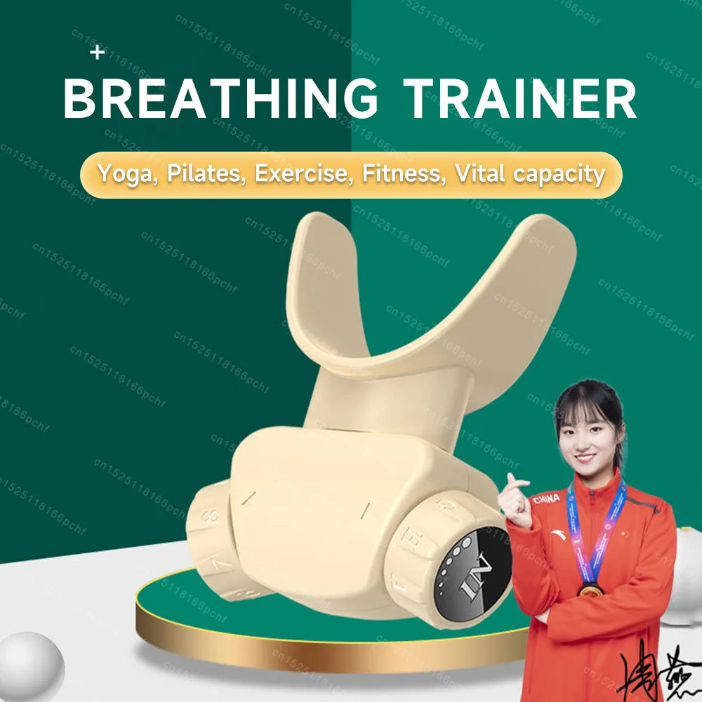 Connectable App Training Companion Strengthen Breathing Exerciser Lung Trainer Lightweight Professional Easy Clean Portable