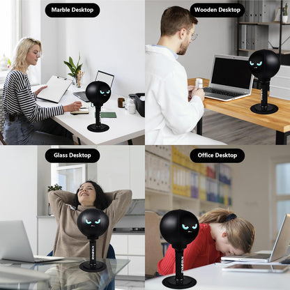 Desktop Punching Bag,Portable Strong Suction Cup Boxing Bag Speed Balls,For Home or Office Boxing Stress Relief Training,Fun Punch Gift for Adult or Coworker(Black)