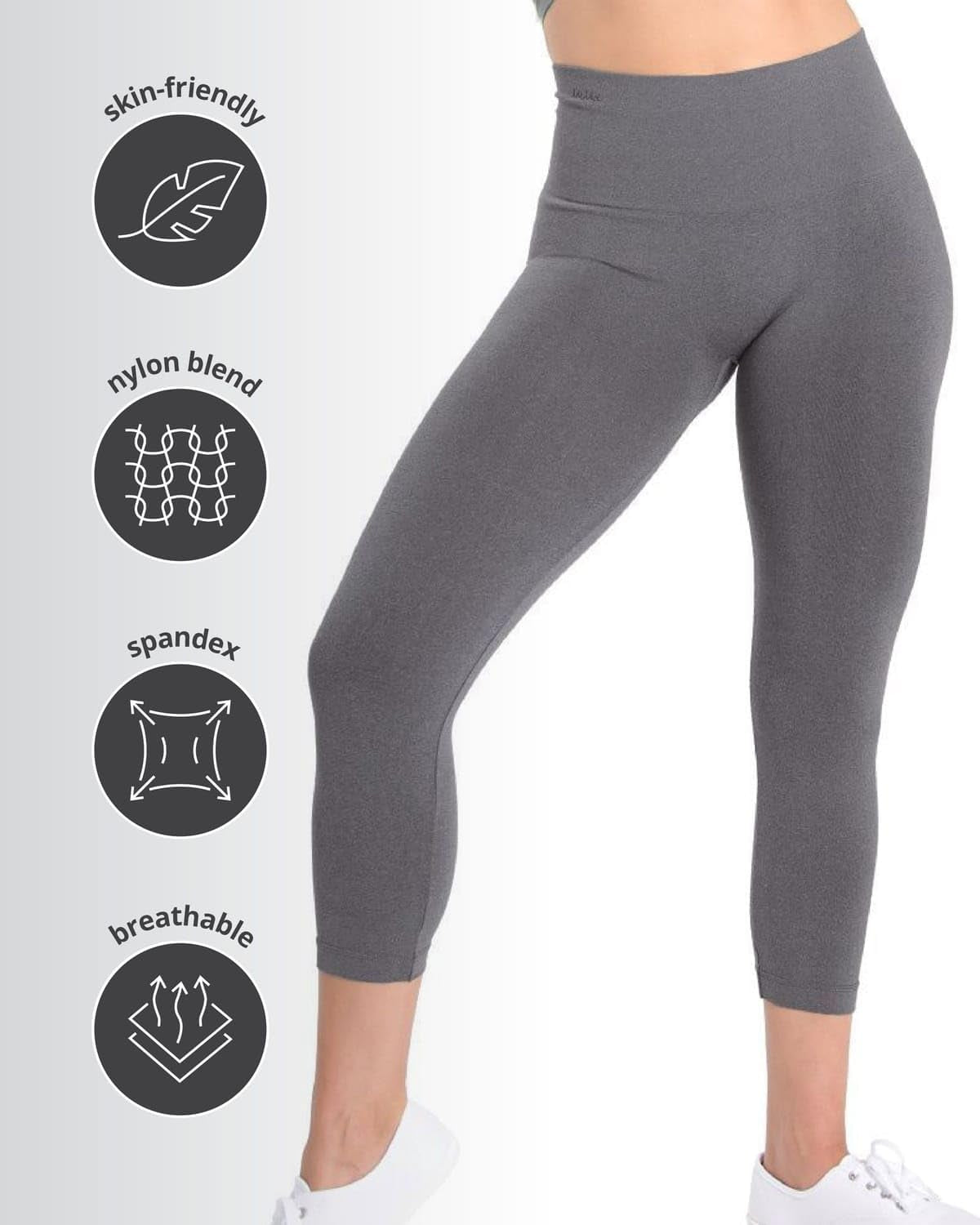 High Waisted Shapewear Leggings, Tummy Control Compression