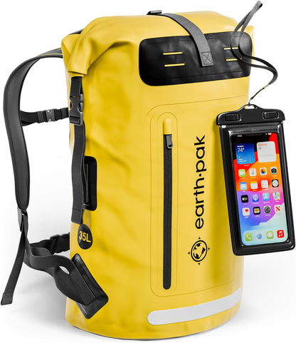 Waterproof Dry Bag Backpack 35L - Kayaking Boating Fishing Rafting Marine