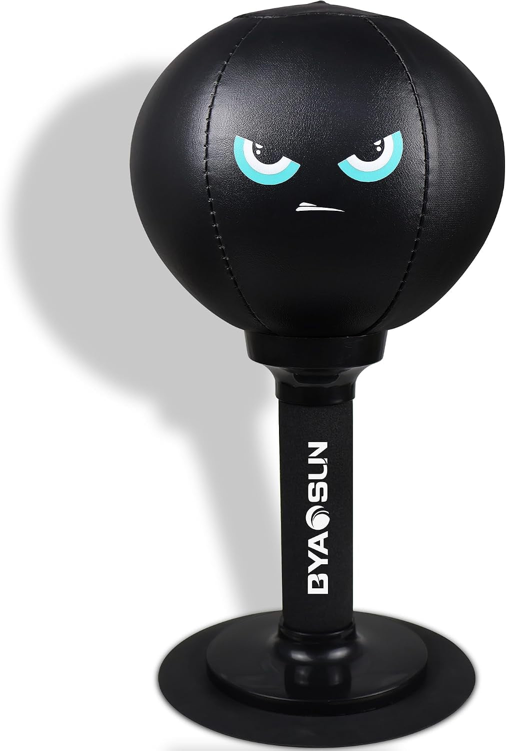 Desktop Punching Bag,Portable Strong Suction Cup Boxing Bag Speed Balls,For Home or Office Boxing Stress Relief Training,Fun Punch Gift for Adult or Coworker(Black)