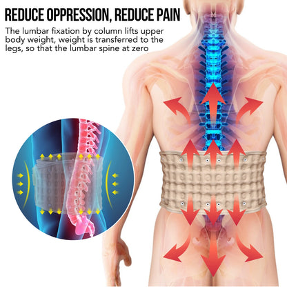 Decompression Lumbar Belt Inflatable Belt Support Discherniation Correct Pressotherapy Air Traction Lower Back Brace